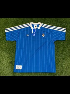 Adidas Real Madrid Terrace Icons Jersey Men's Size Small-XL (JN3060)